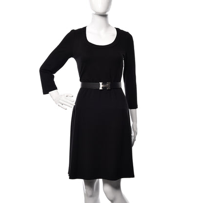 Hermes Swift Epsom 32mm H Belt 75 Black Gold 2 of 7