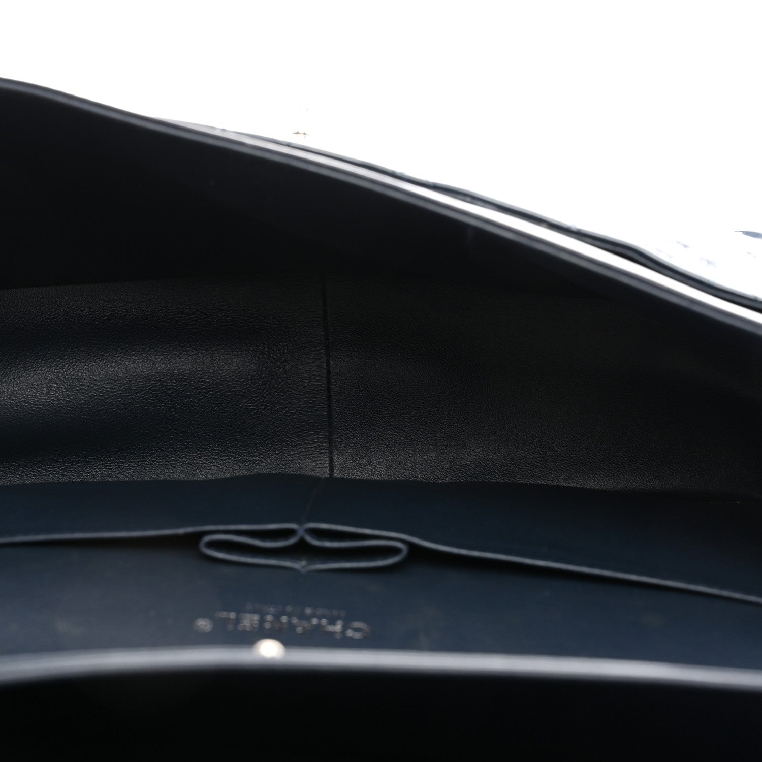 Chanel Patent Quilted Jumbo Double Flap Navy 5 of 11