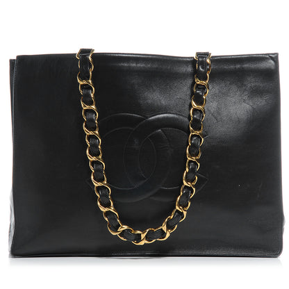 Chanel Lambskin Jumbo Shoulder Bag Black 1 of 8
