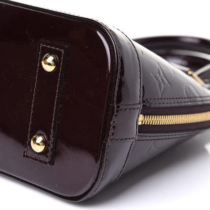 Louis Vuitton Vernis Alma BB Amarante 11 of 13