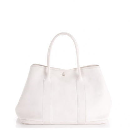 Hermes Negonda Garden Party Tote 36 MM White 1 of 12