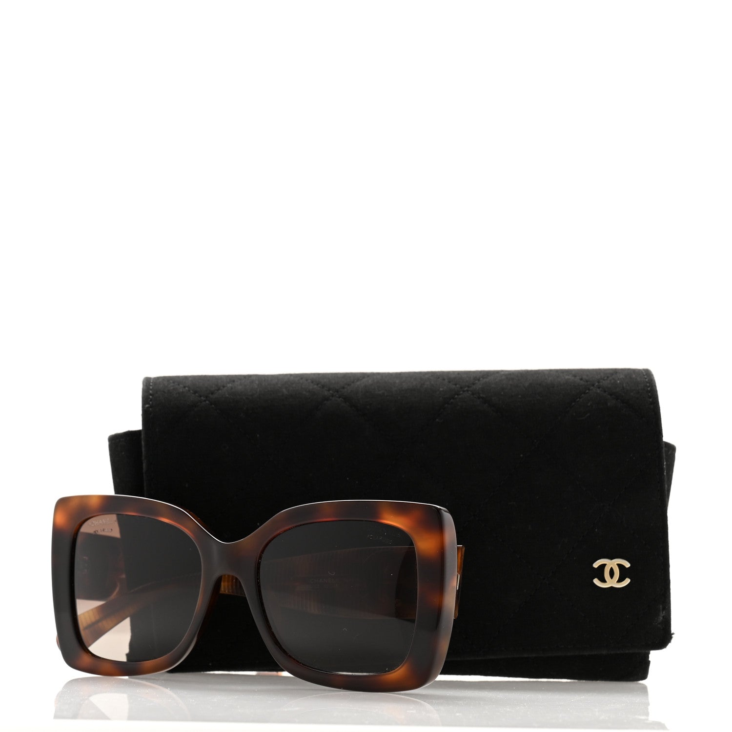 Chanel Square Polarized CC Sunglasses 5494-A Tortoise Brown 8 of 8