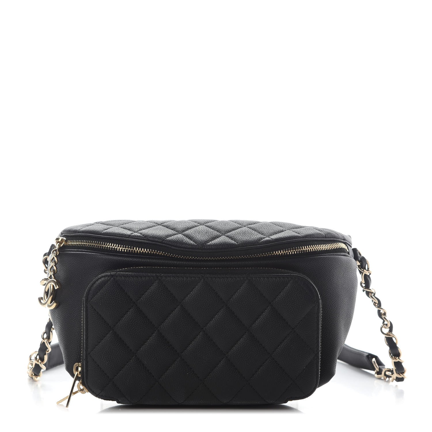 Chanel Caviar Quilted Business Affinity Waist Belt Bag Black 1 of 8