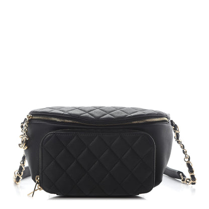 Chanel Caviar Quilted Business Affinity Waist Belt Bag Black 1 of 8