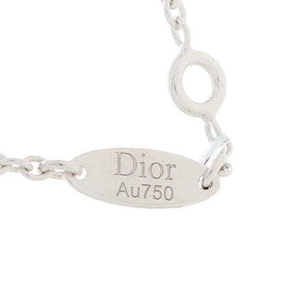 Christian Dior 18K White Gold Diamond Rose Des Vents Necklace 3 of 5