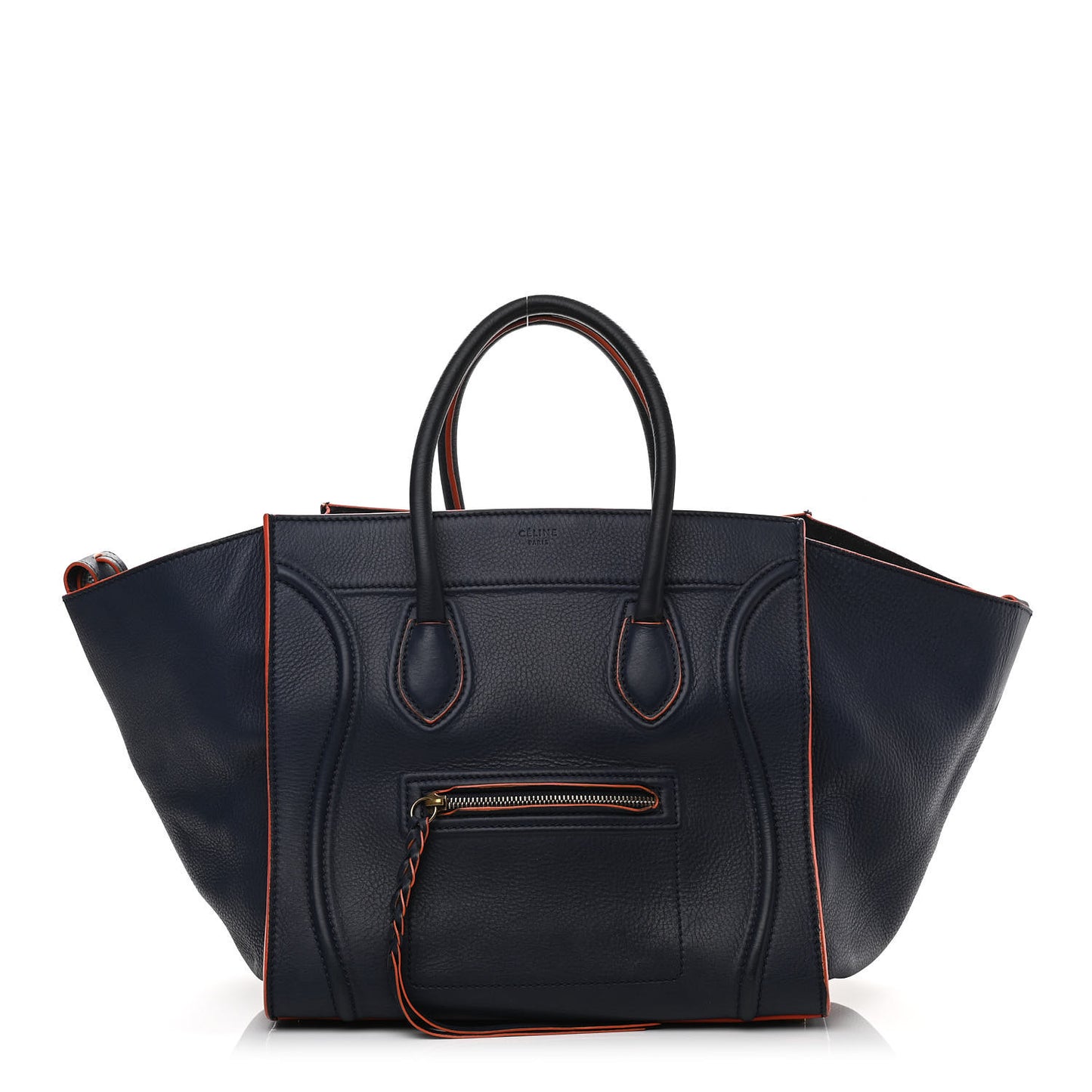 Supple Calfskin Medium Phantom Luggage Midnight