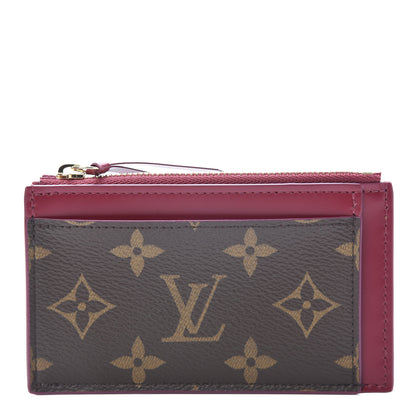 Louis Vuitton Monogram Zipped Card Holder Fuchsia 1 of 8
