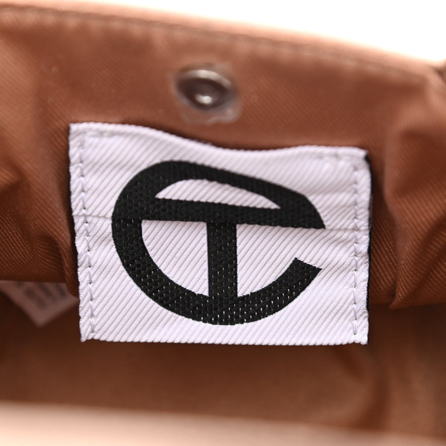 Metallic Vegan Leather Small Shopping Bag Copper