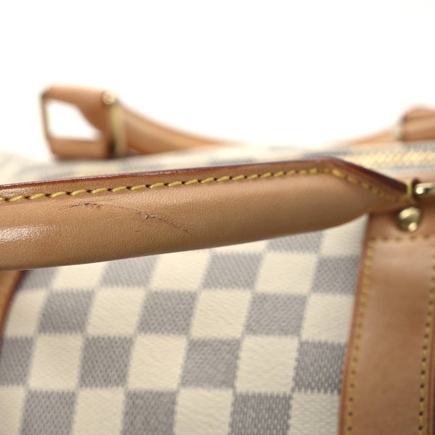 Louis Vuitton Damier Azur Keepall Bandouliere 55 20 of 22