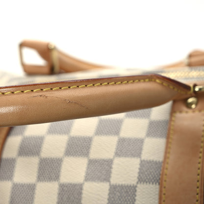Louis Vuitton Damier Azur Keepall Bandouliere 55 20 of 22