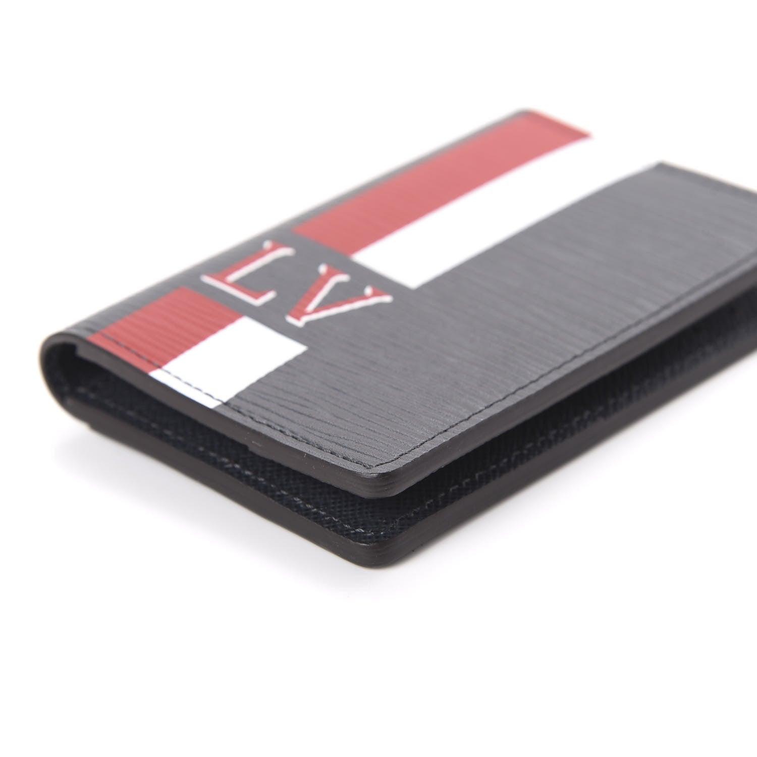 Louis Vuitton Epi Pocket Organizer Navy Stripes 7 of 10