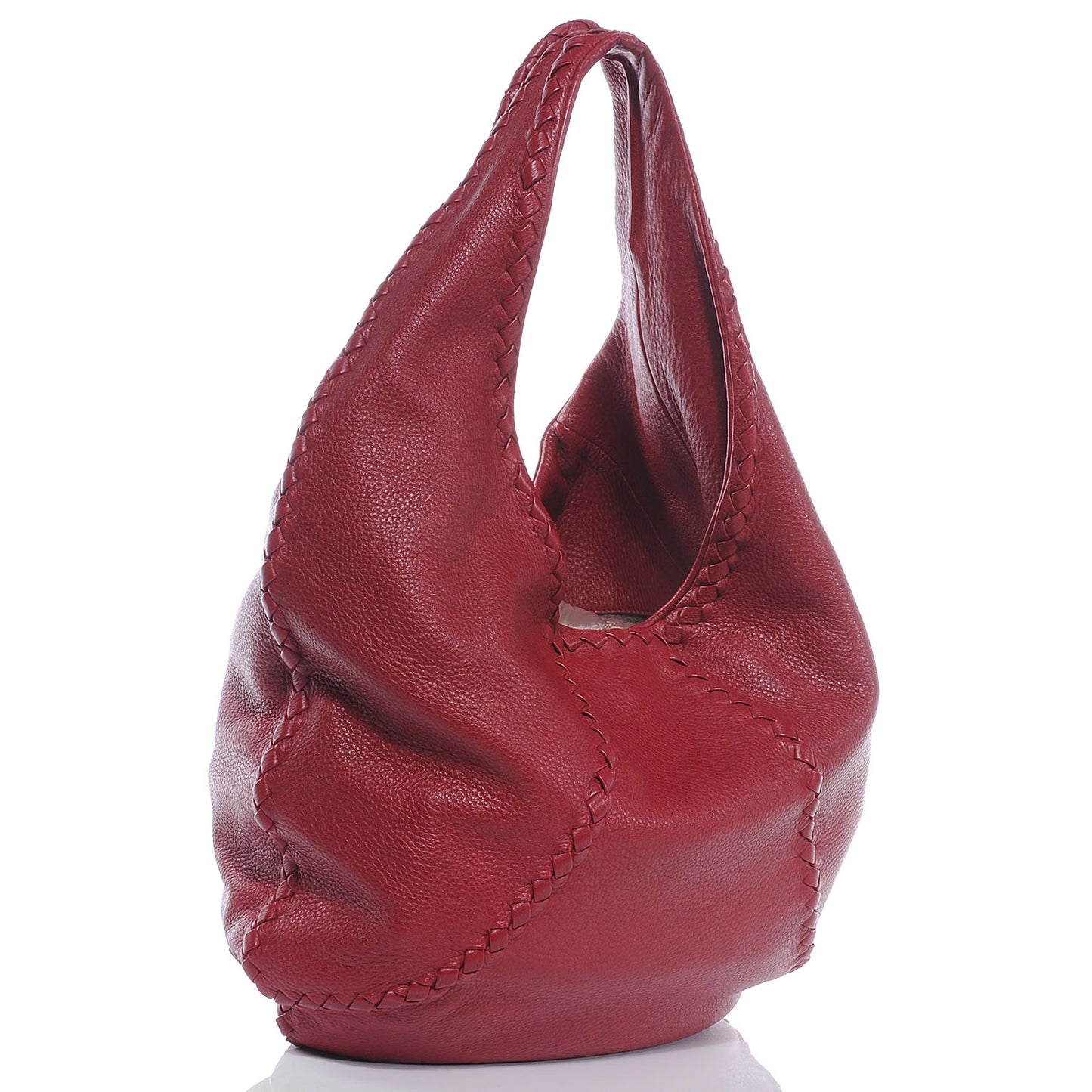 Cervo Deerskin Hobo Red