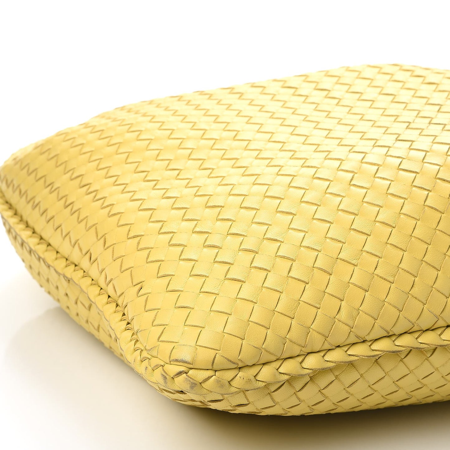 Nappa Intrecciato Maxi Veneta Hobo Yellow