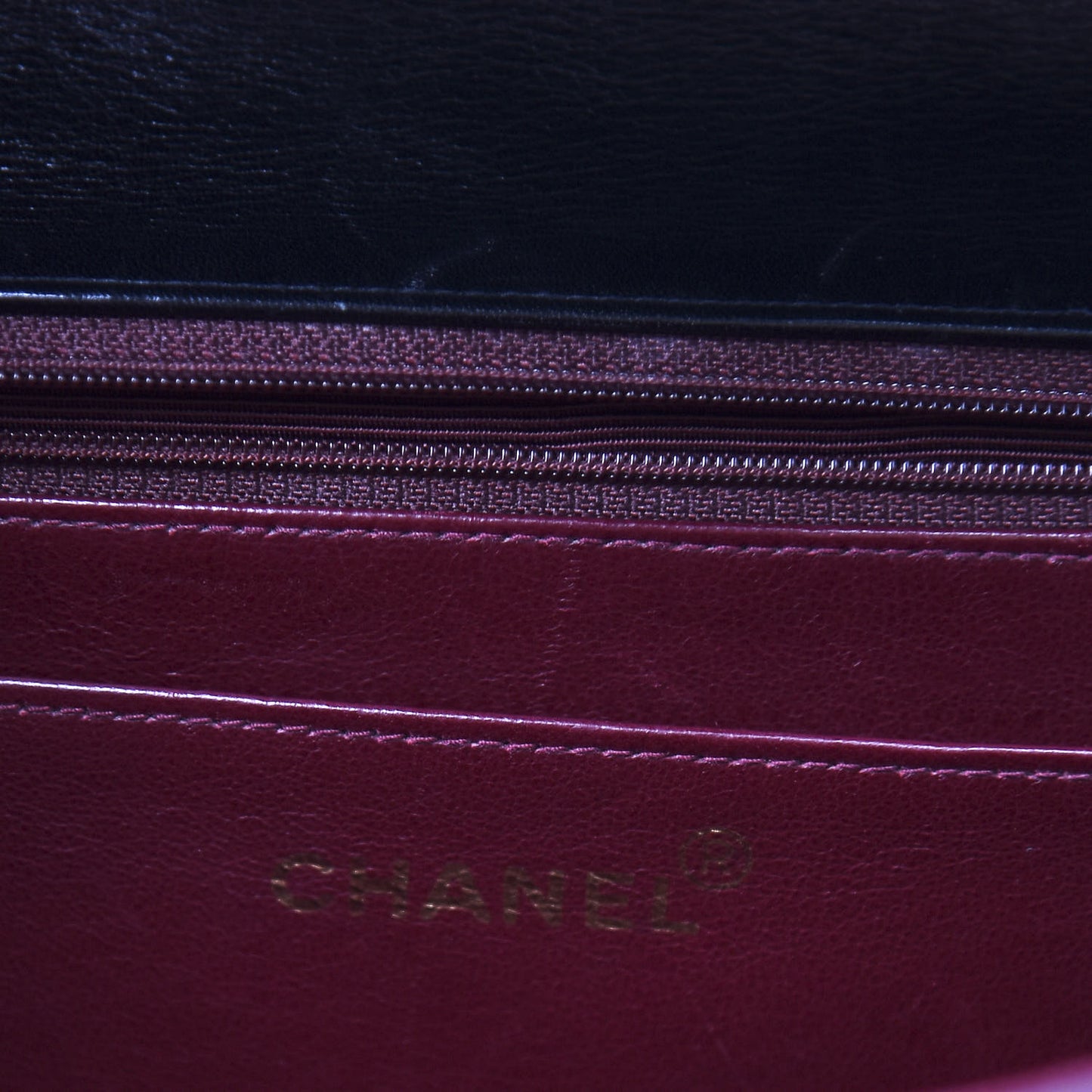 Lambskin Quilted XL Jumbo Single Flap Black