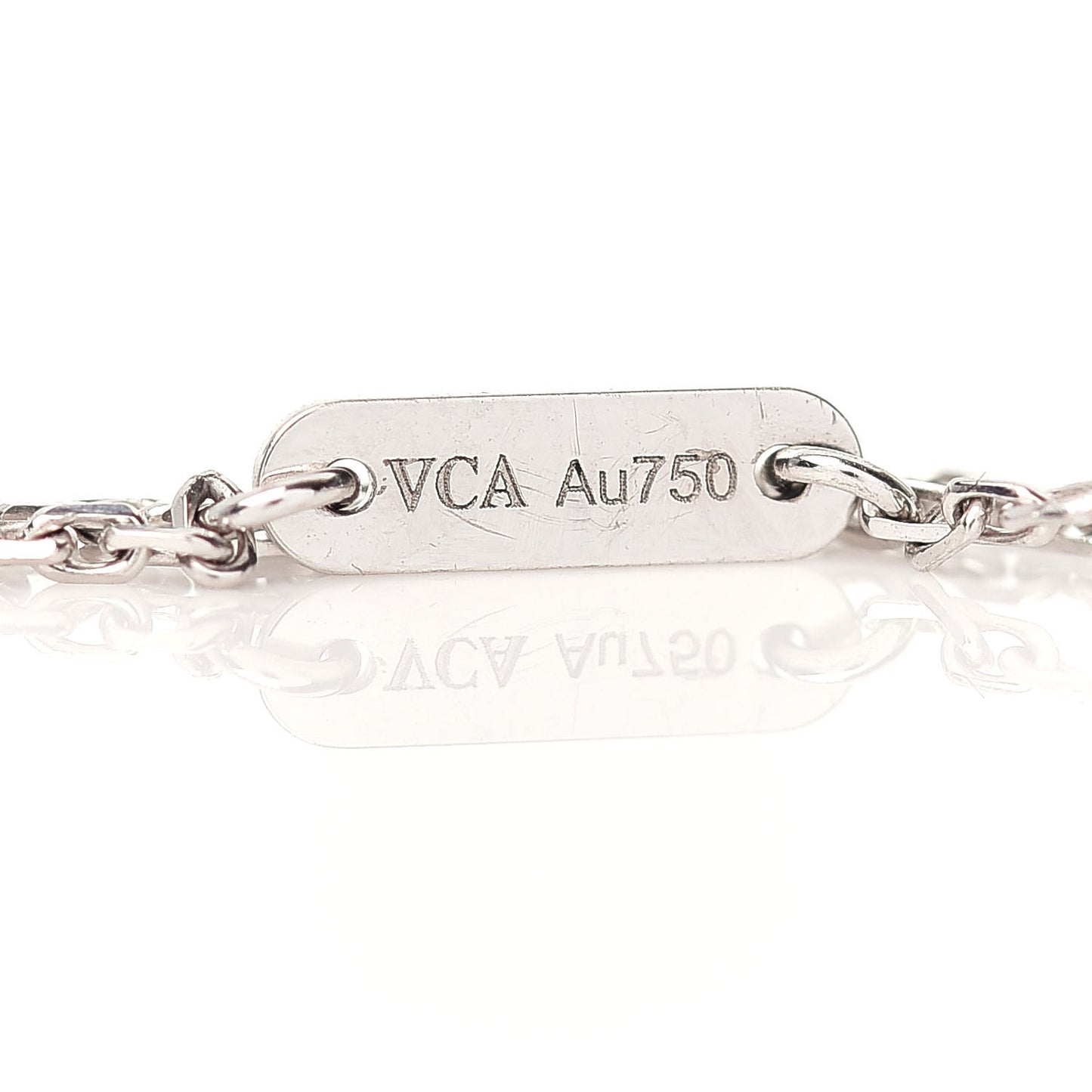 18K White Gold Turquoise Sweet Alhambra Butterfly Bracelet
