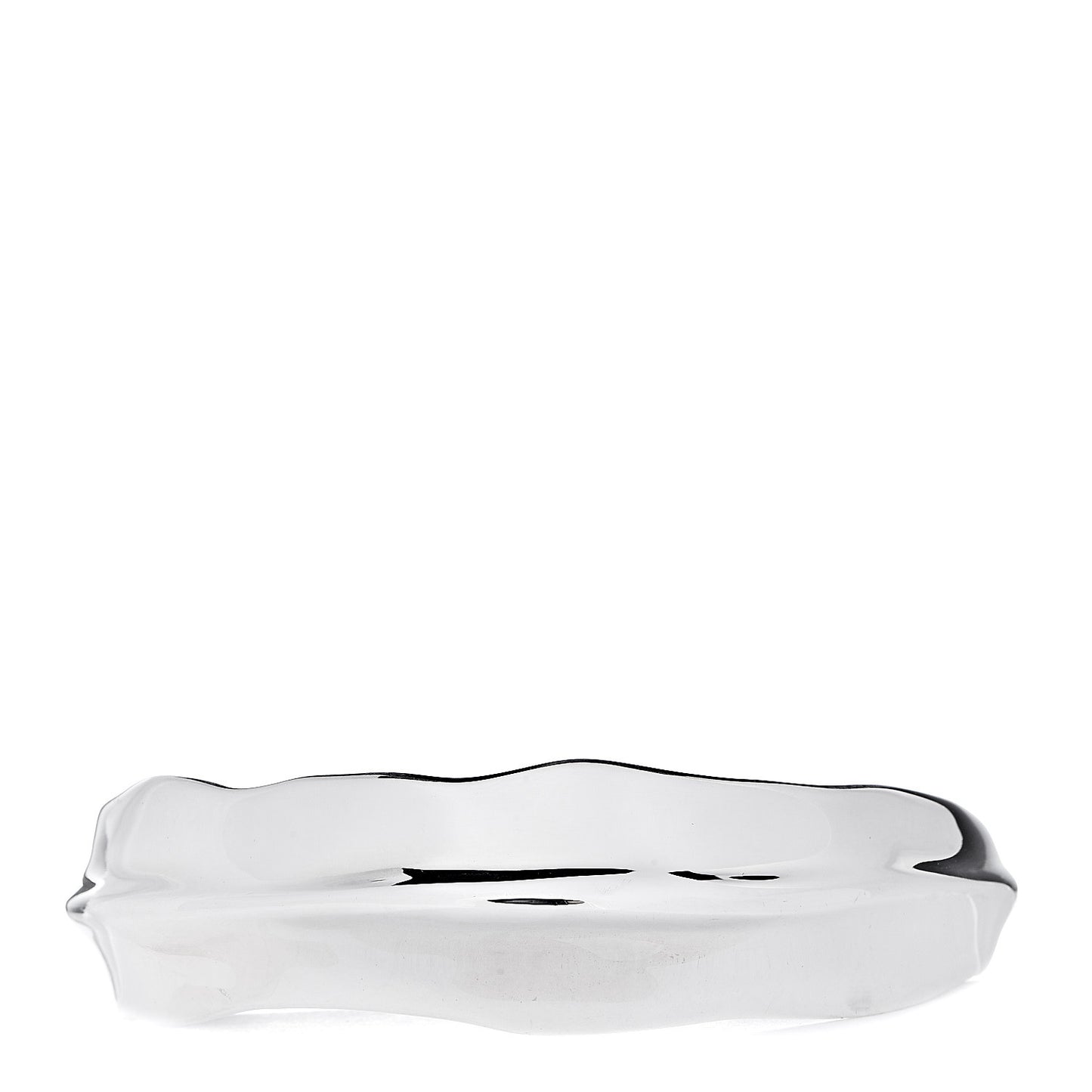 Sterling Silver Sculpted Leaf Cuff Bracelet