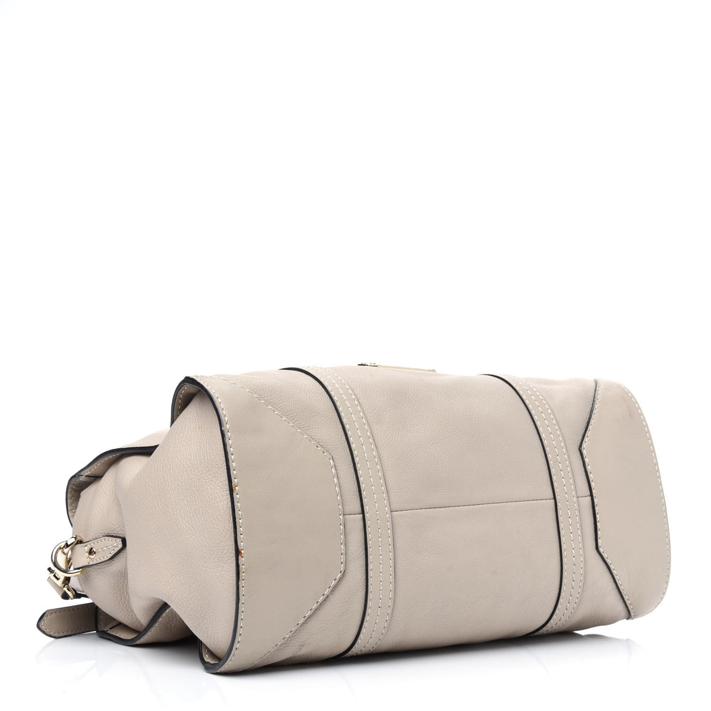 Calfskin Satchel Limestone