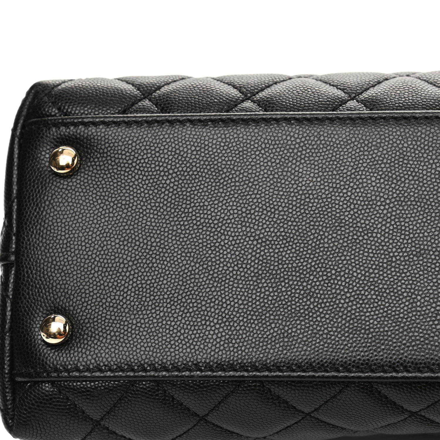 Chanel Caviar Quilted Medium Coco Handle Flap Black 21 of 27