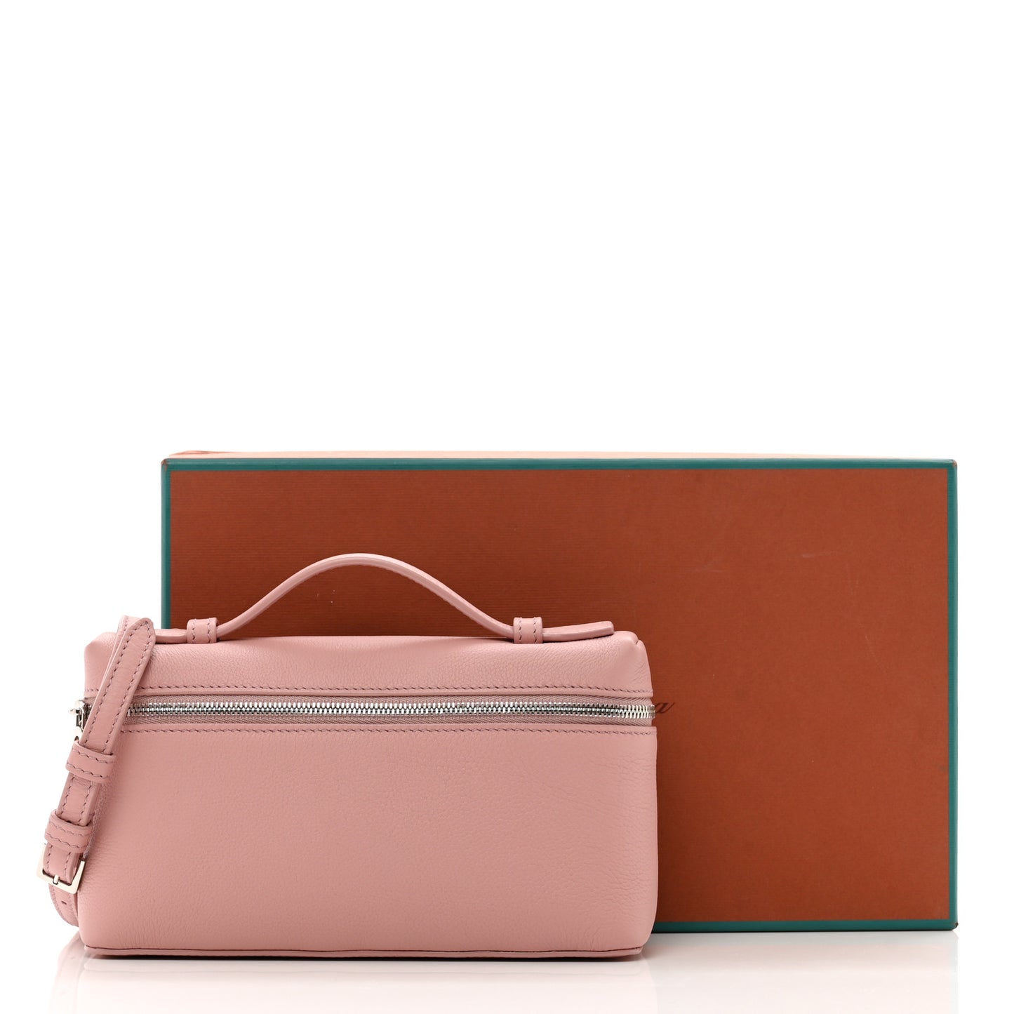 Grained Calfskin L19 Extra Pocket Pouch Rosa