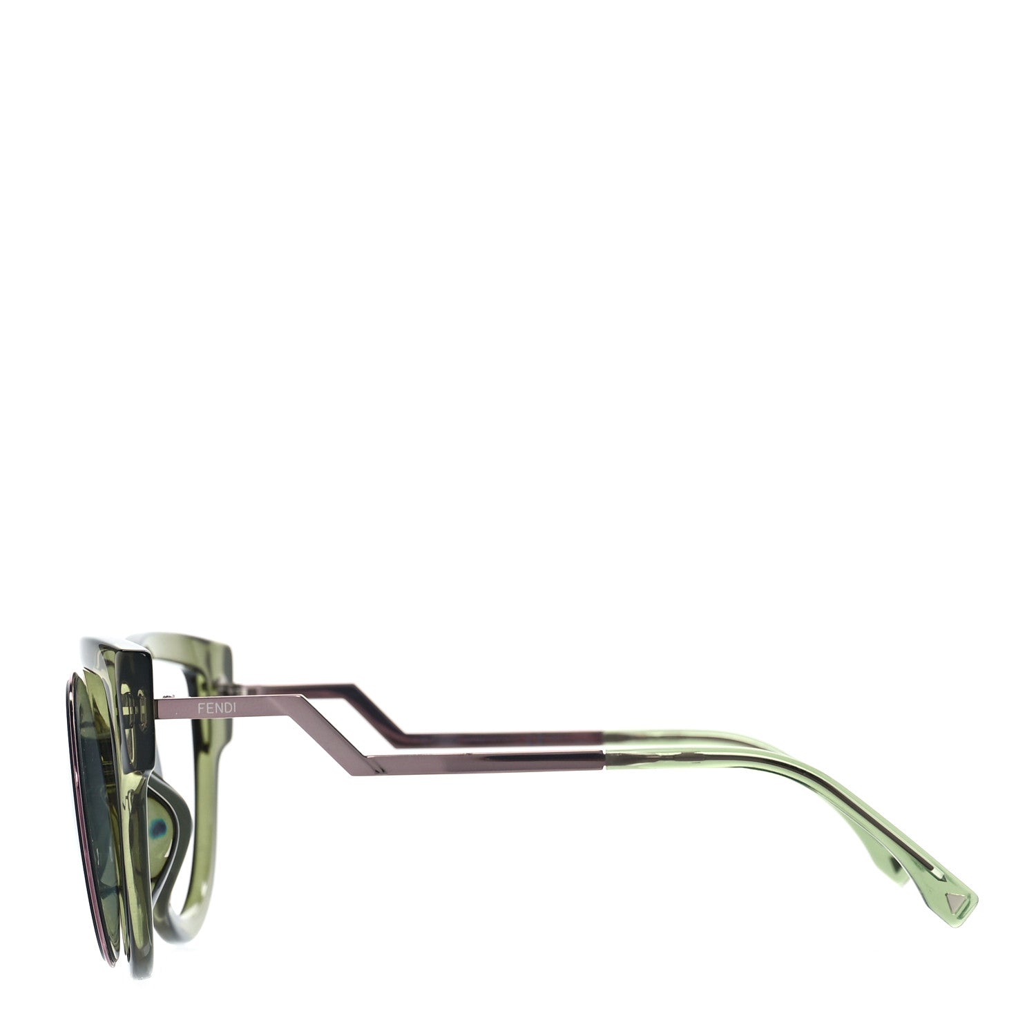 Fendi Paradeyes Sunglasses FF 0137/S Green Pink 2 of 6