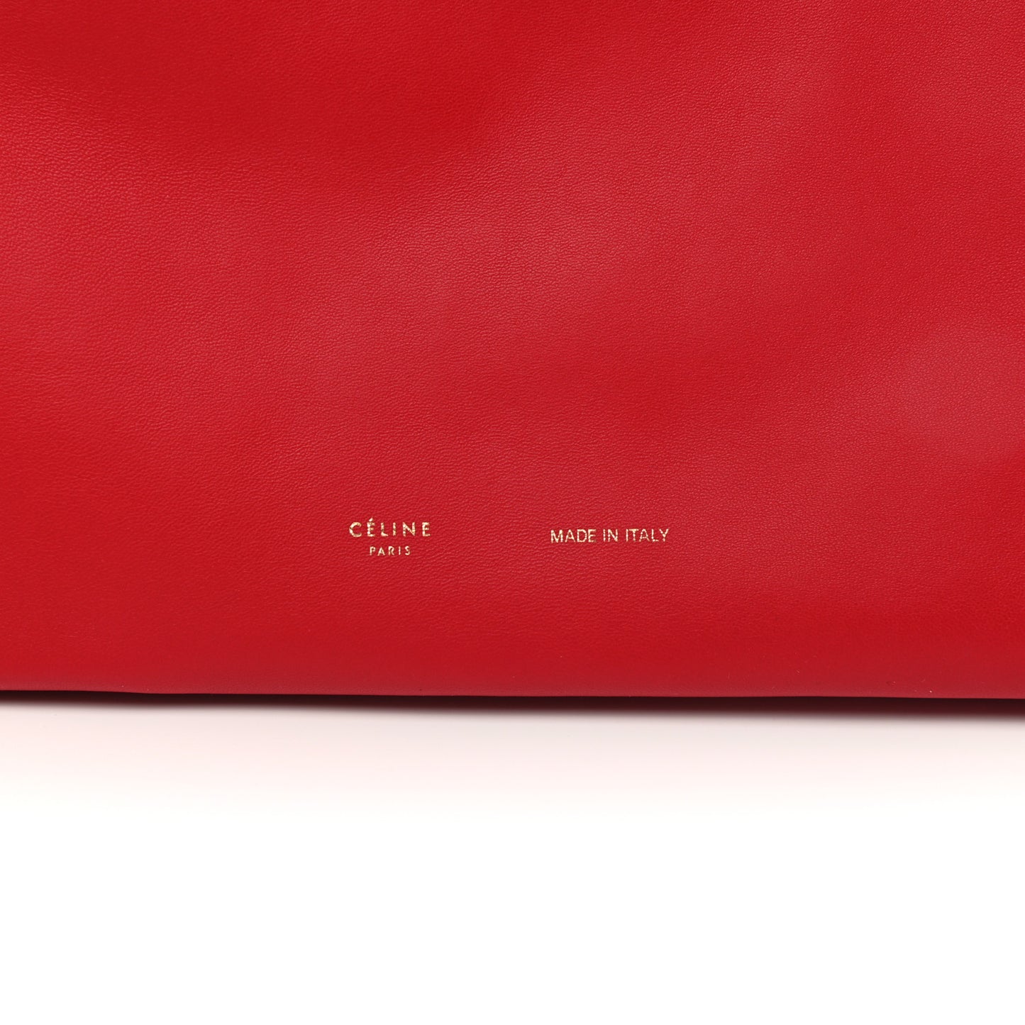 Lambskin Rolled Soft Trio Clutch Bright Red