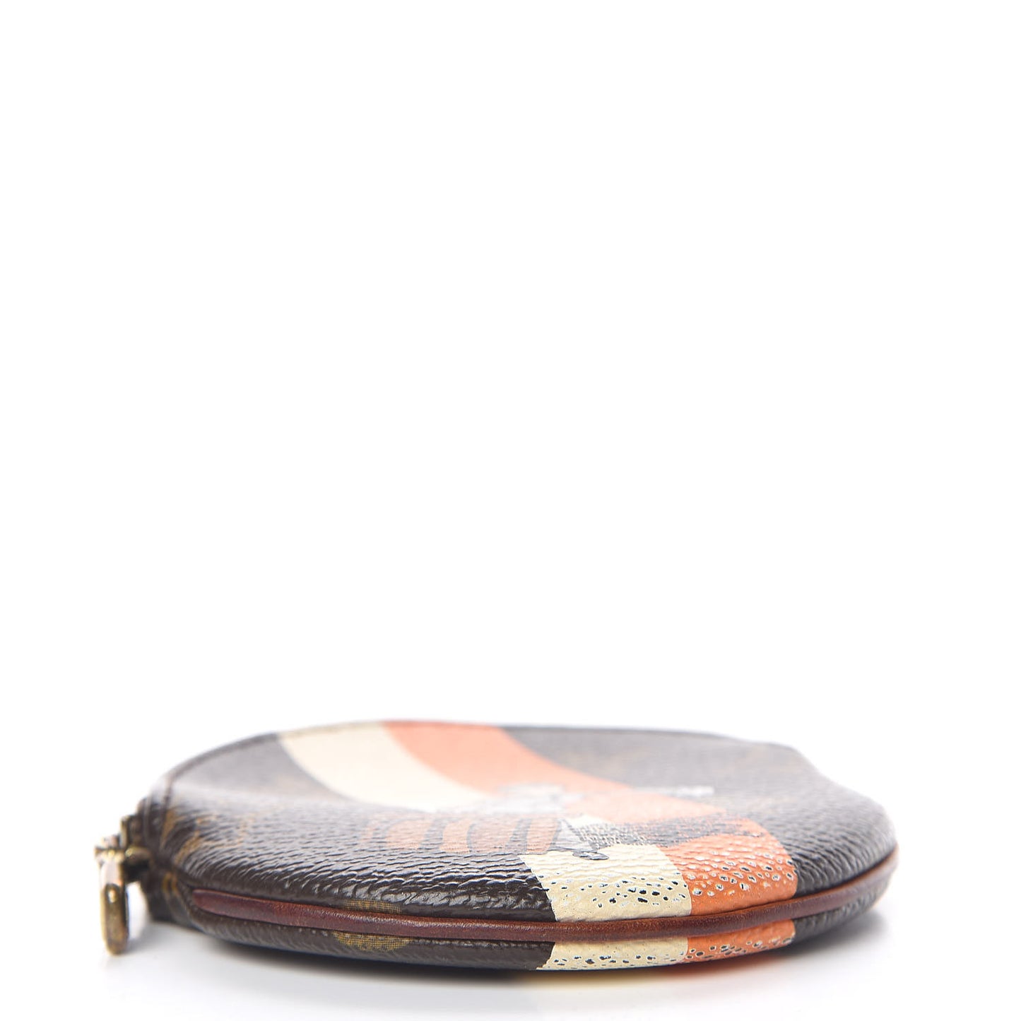 Monogram Groom Round Coin Purse