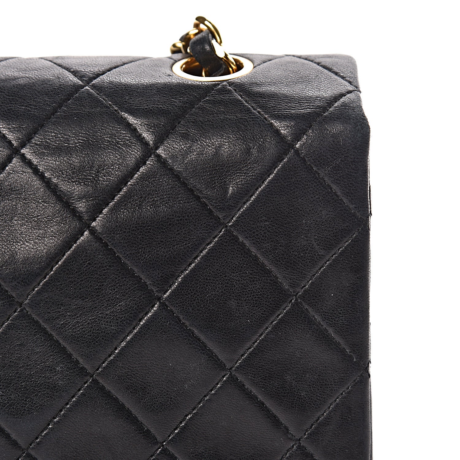 Chanel Lambskin Quilted Small Single Flap Black 23 of 25