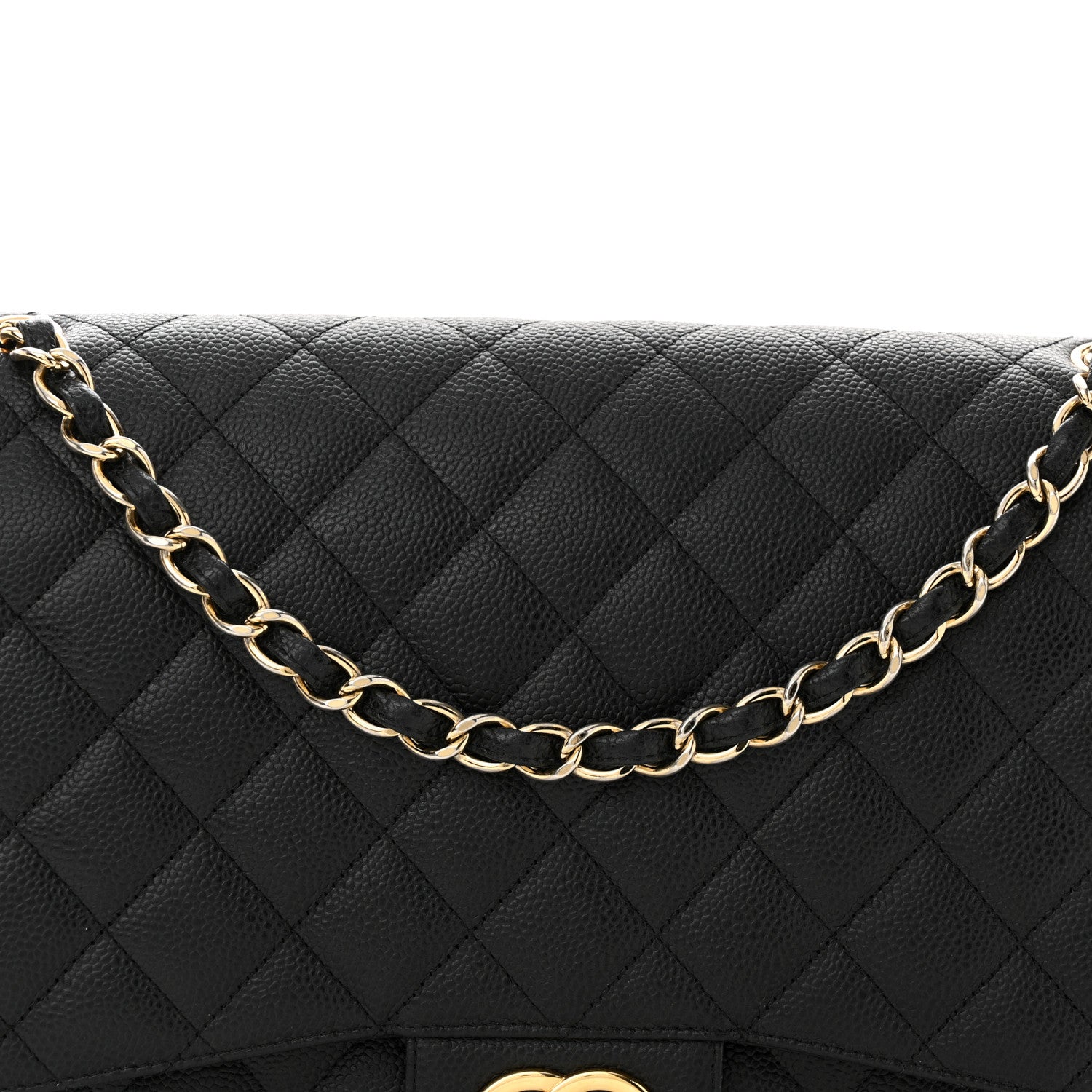 Chanel Caviar Quilted Maxi Double Flap Black 9 of 22