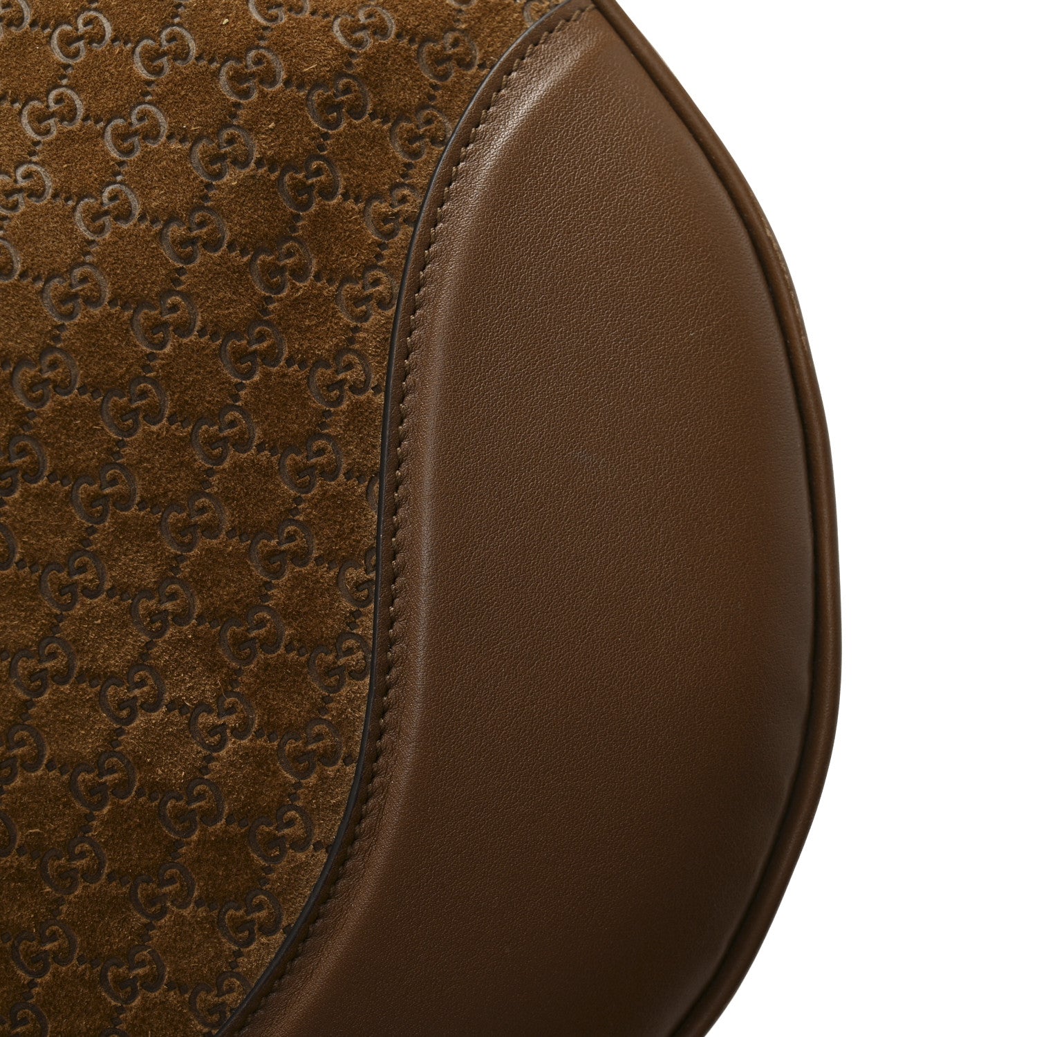 Gucci GG Suede B Large Shoulder Bag Brown 12 of 12