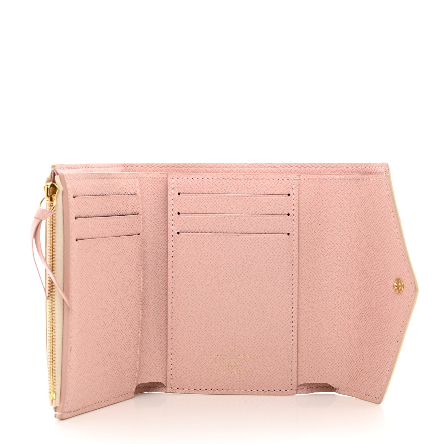 Damier Azur Victorine Wallet Rose Ballerine