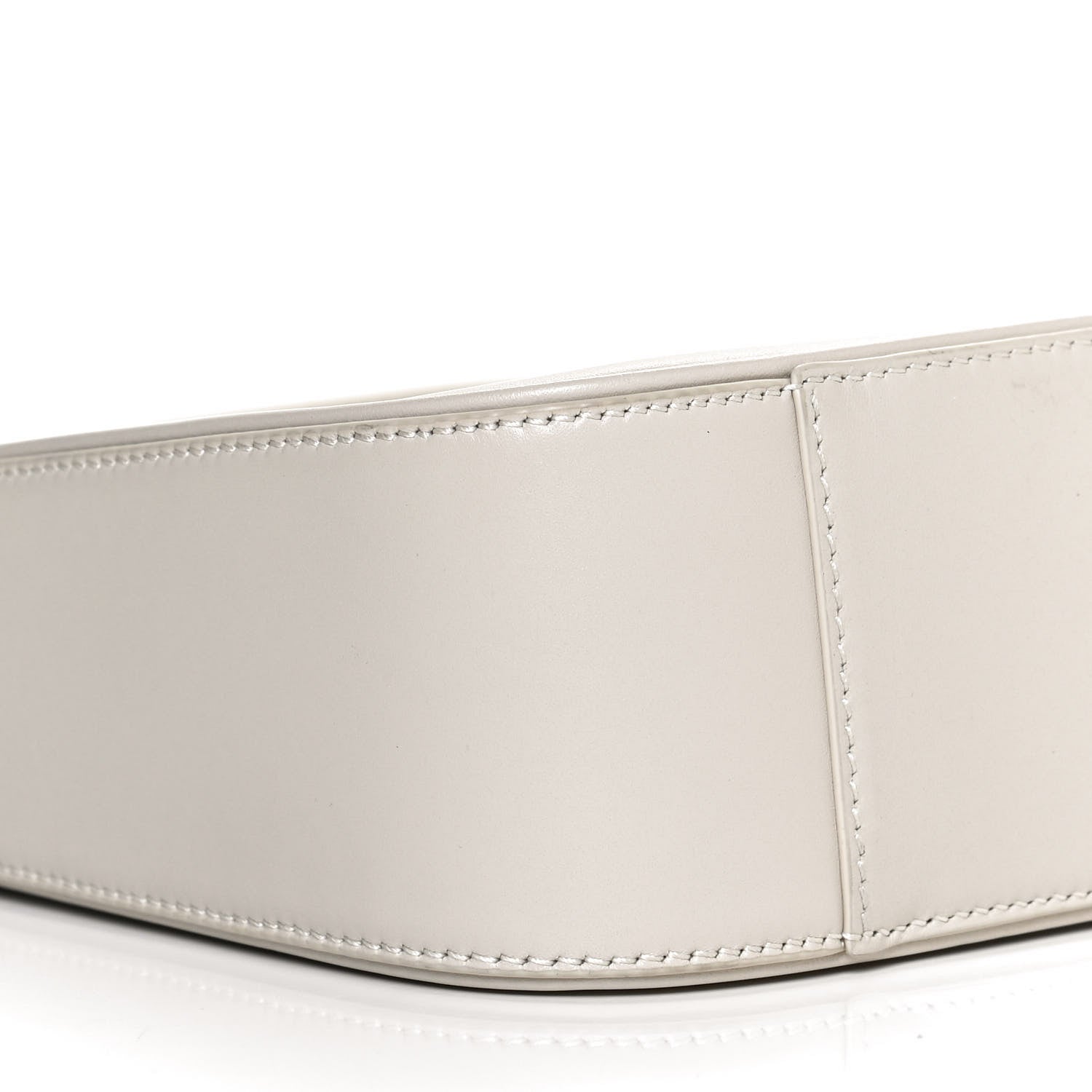 Saint Laurent Smooth Calfskin Le 5 A 7 Hobo Blanc Vintage 9 of 12