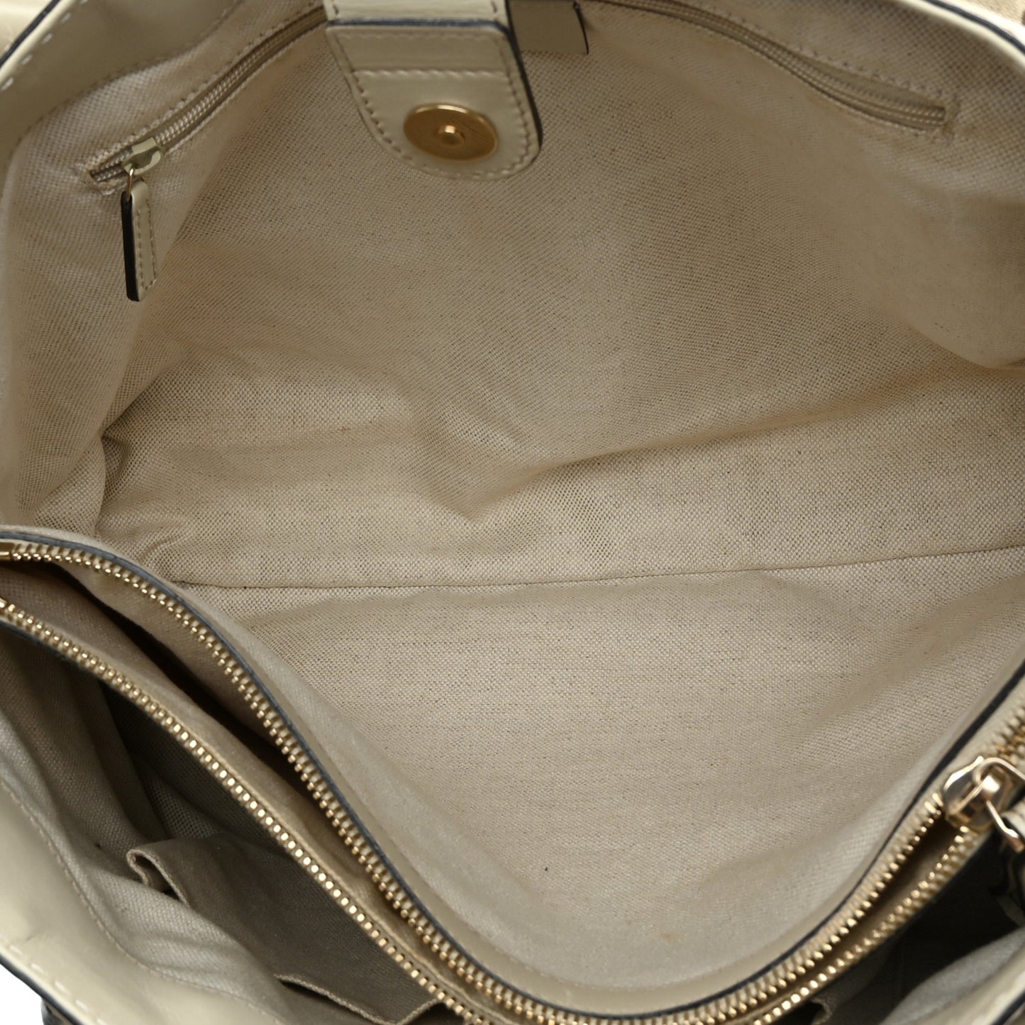 Monogram Medium Sukey Top Handle Tote Off White