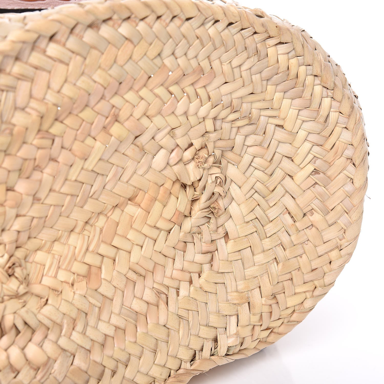 Loewe Raffia Large Basket Tote Bag Natural Tan 7 of 9