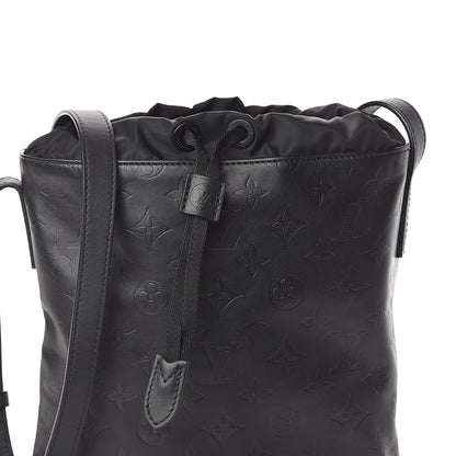Louis Vuitton Calfskin Monogram Shadow Nano Bag Black 7 of 9