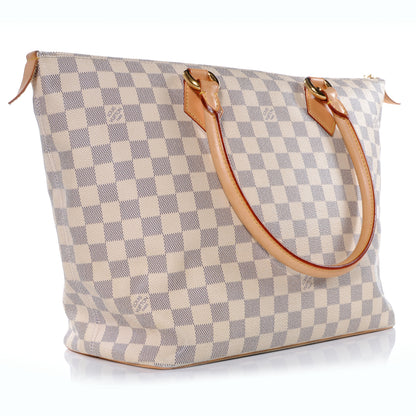 Louis Vuitton Damier Azur Saleya MM 3 of 7