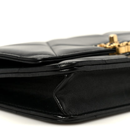 Chanel Lambskin Quilted Chanel 19 Wallet On Chain WOC Black 10 of 12