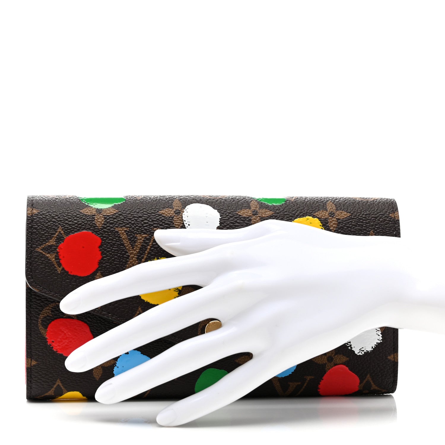 Louis Vuitton X YK Monogram Sarah Wallet 2 of 6