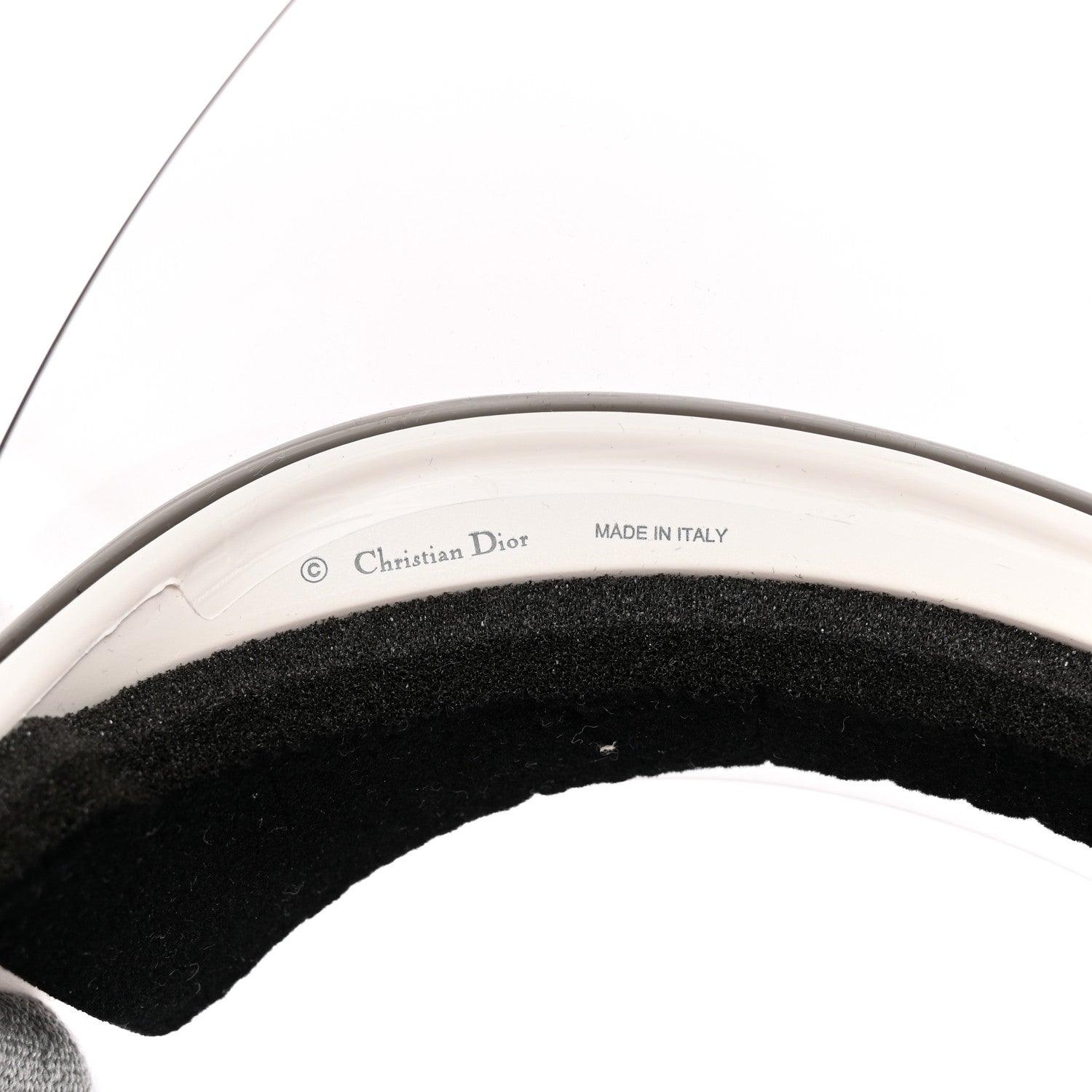 Christian Dior Mirrored DiorClub1 Sun Visor Grey 8 of 9