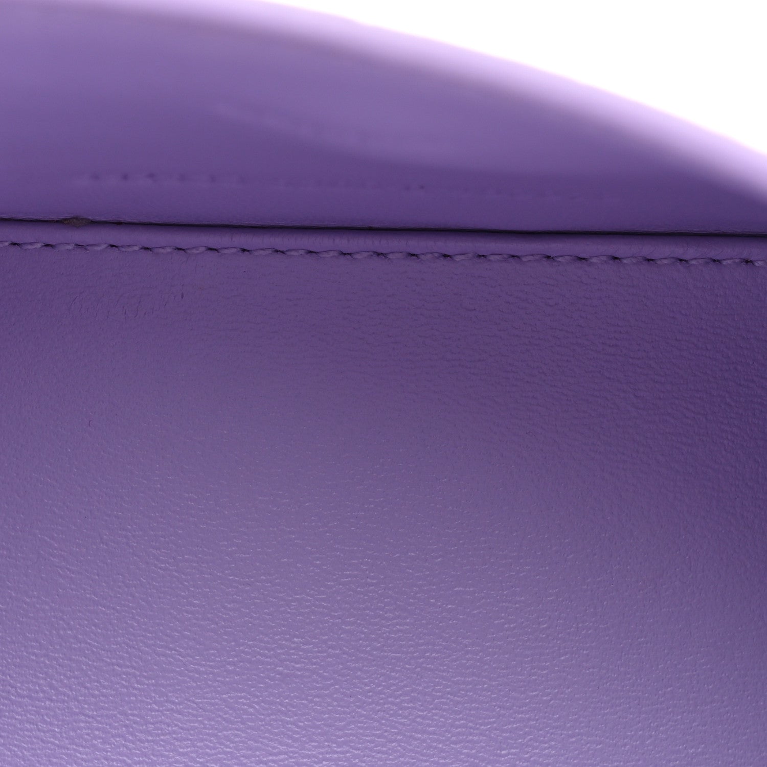 Balenciaga Shiny Calfskin Crocodile Embossed Hourglass Top Handle Bag XS Lilac 5 of 11