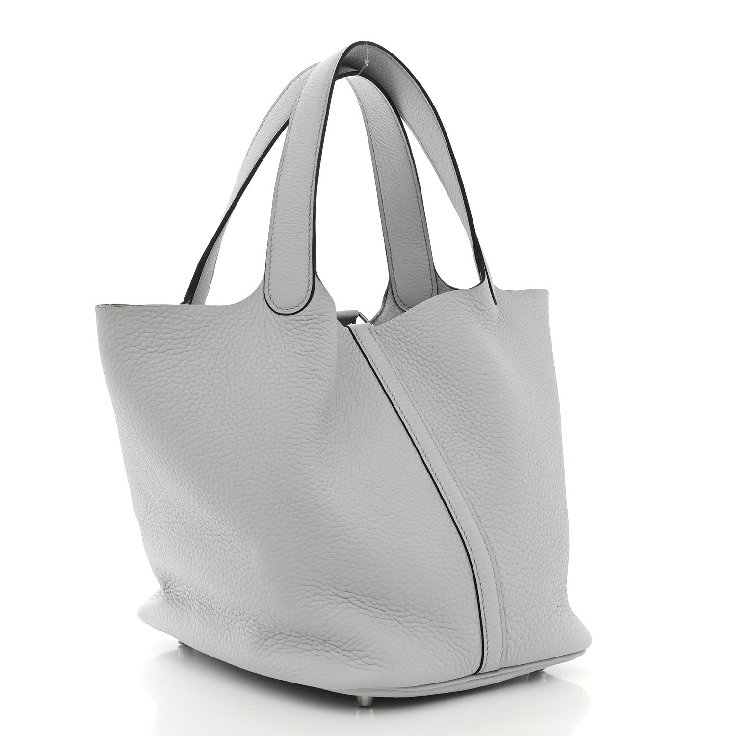 Hermes Taurillon Clemence Picotin Lock 22 MM Bleu Pale 2 of 11