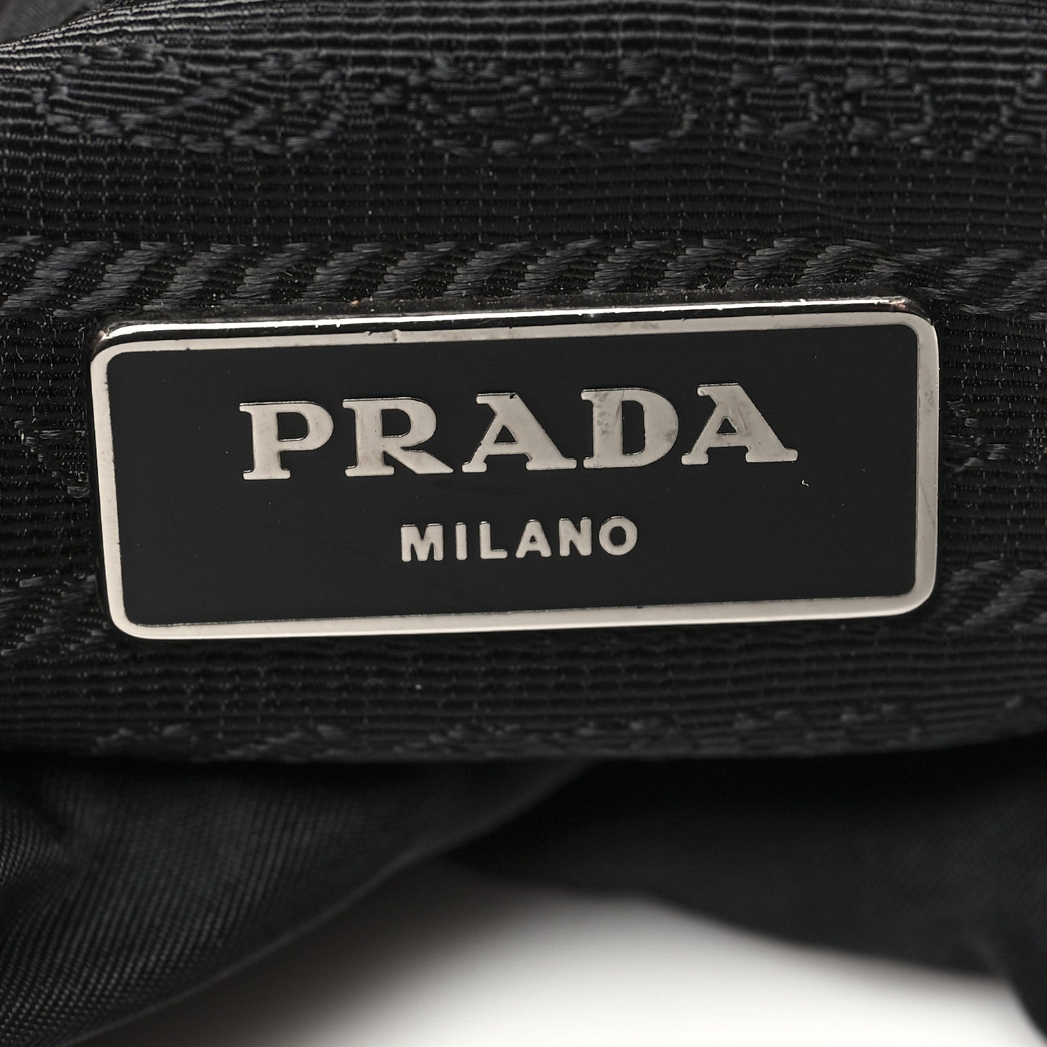 Prada Nylon Drawstring Convertible Crossbody Black 6 of 9