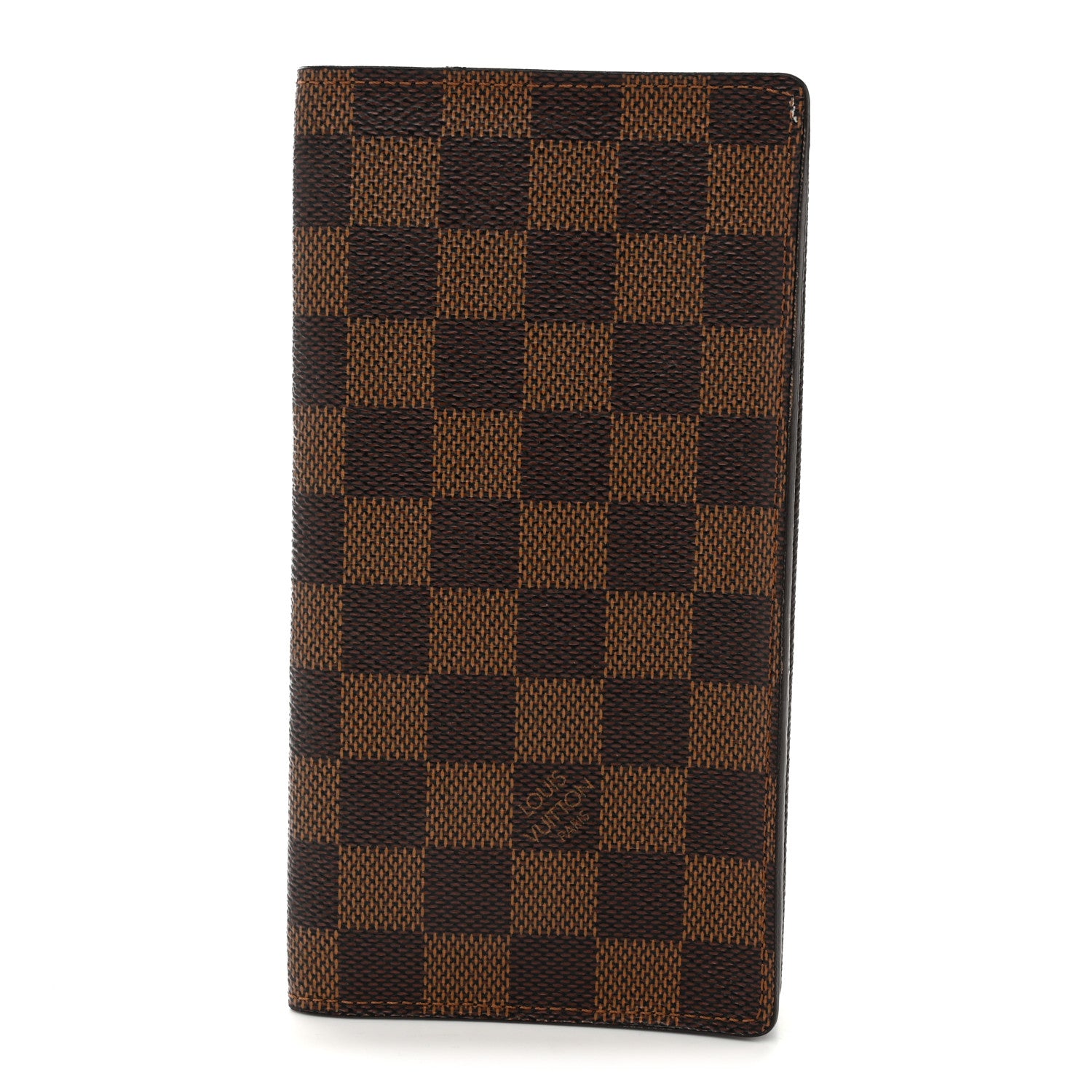 Louis Vuitton Damier Ebene Porte-Cartes Credit Yen Checkbook Wallet 1 of 7