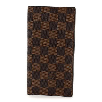 Louis Vuitton Damier Ebene Porte-Cartes Credit Yen Checkbook Wallet 1 of 7