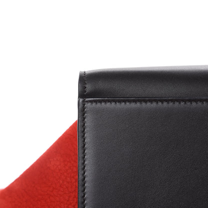 Celine Bullhide Calfskin Nubuck Small Tri-Color Trapeze 11 of 15