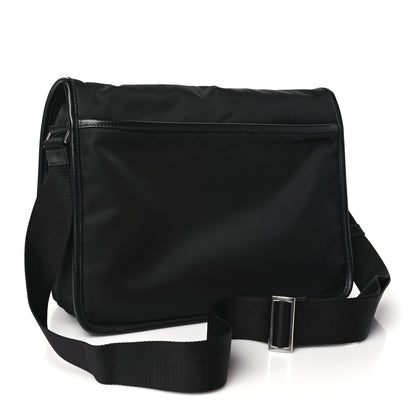 Prada Re-Nylon Saffiano Messenger Bag Black 3 of 9