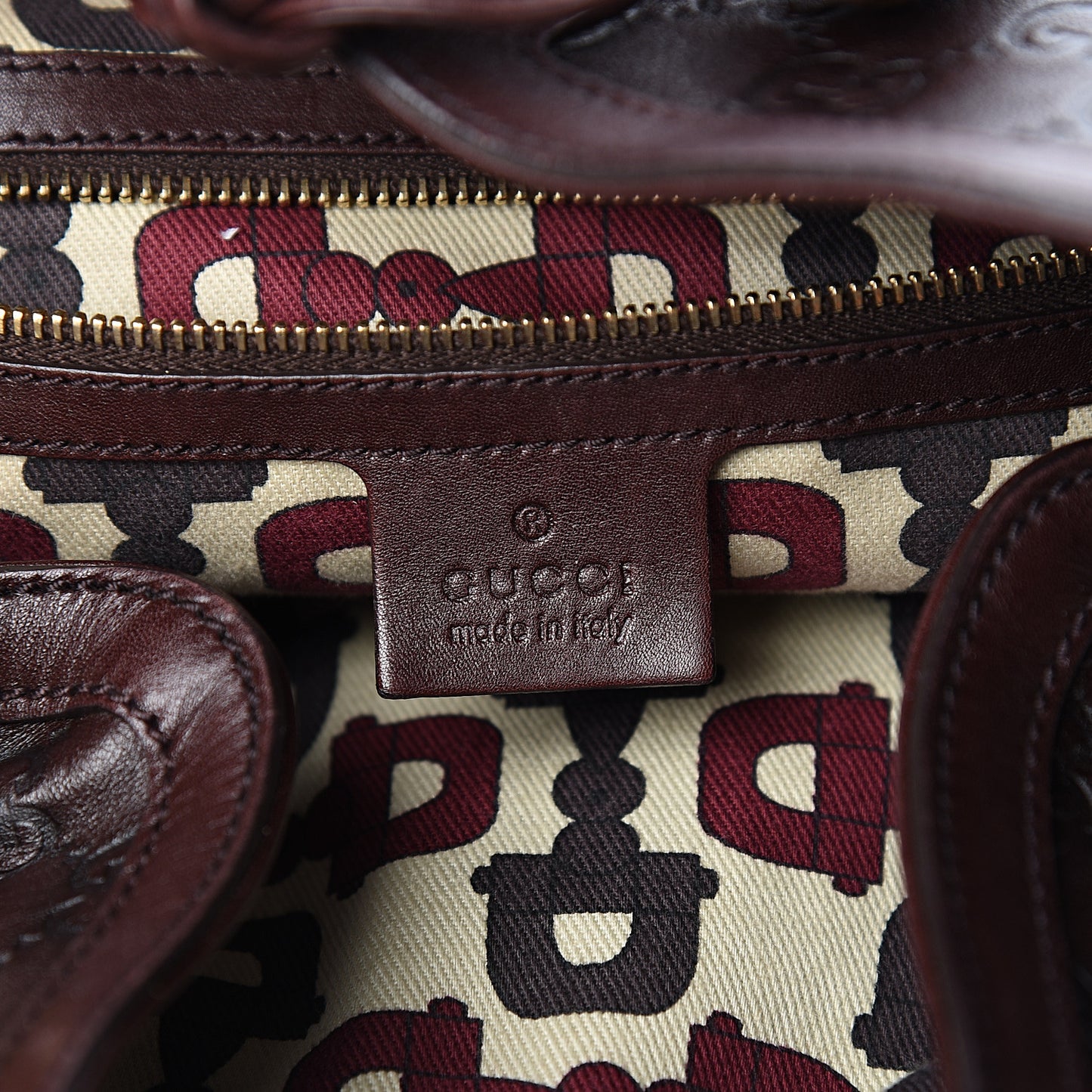 Guccissima Medium Indy Top Handle Hobo Dark Brown