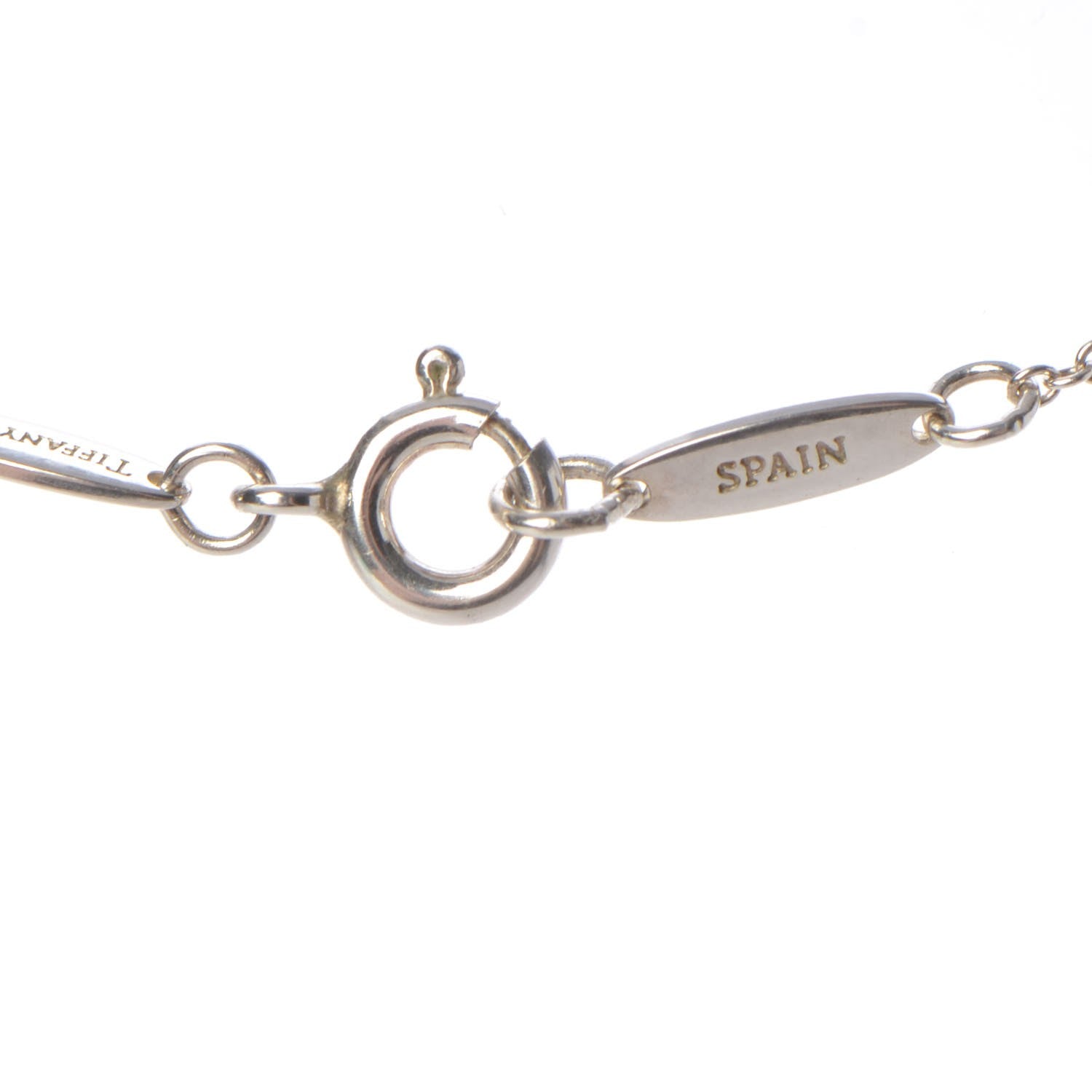 Tiffany Sterling Silver Elsa Peretti Letter L Pendant Necklace 5 of 9