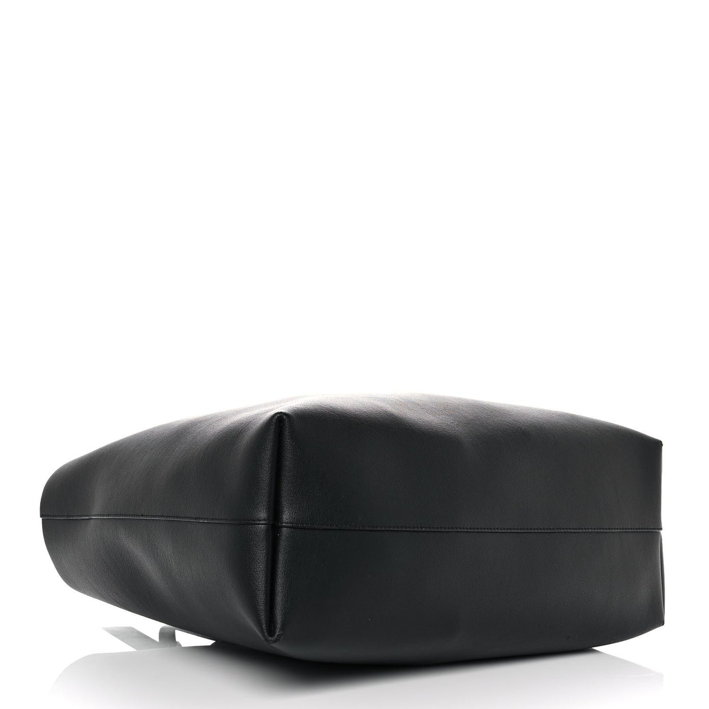 Calfskin Large Shopping Tote Black