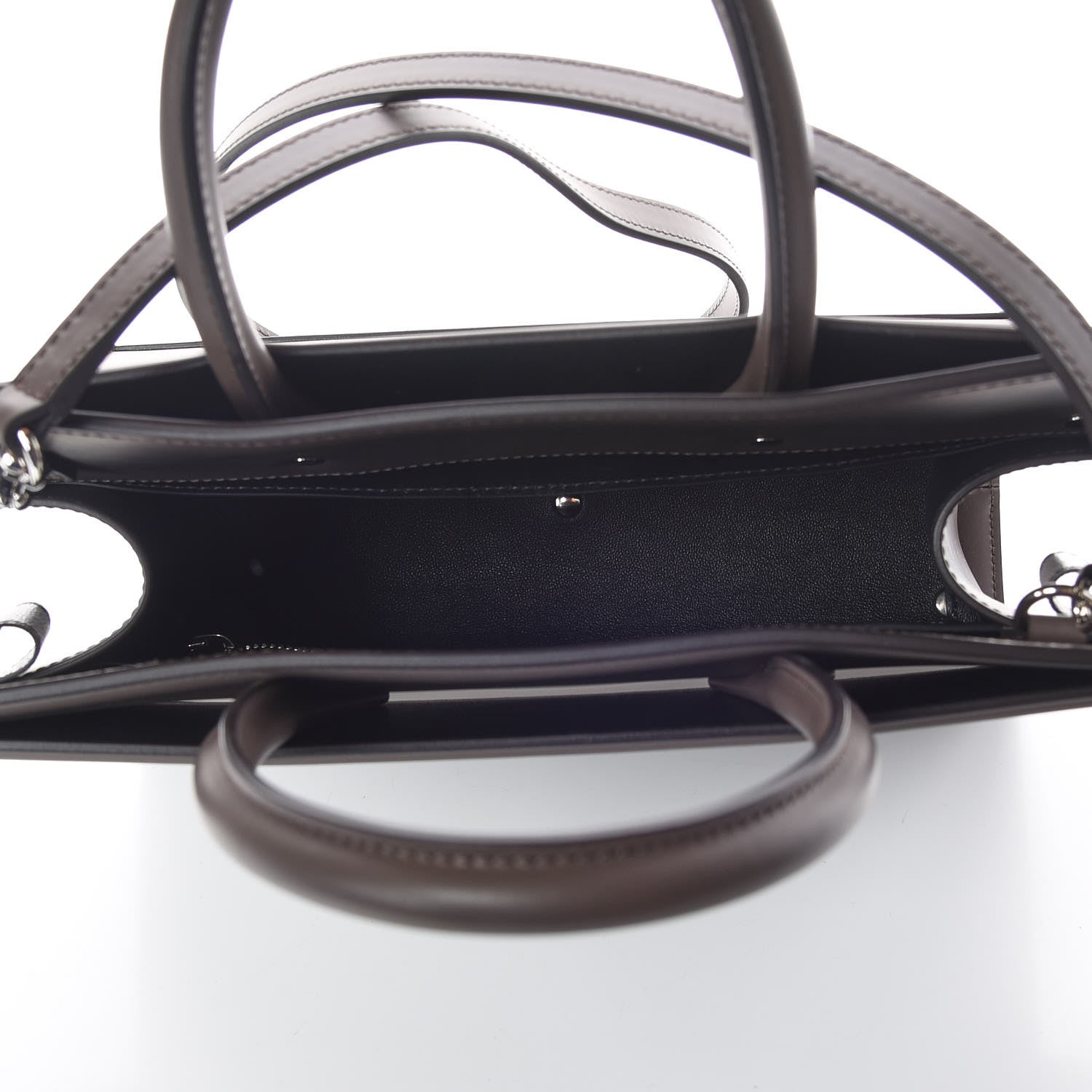 Givenchy Smooth Calfskin Small Horizon Satchel Heather Grey 7 of 8