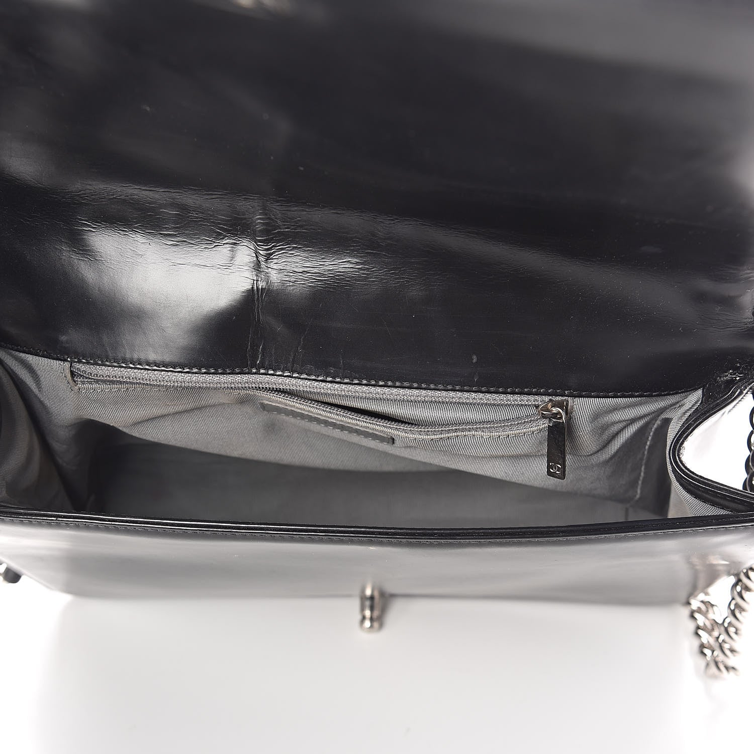 Chanel Glazed Calfskin Large Boy Flap Black 5 of 13